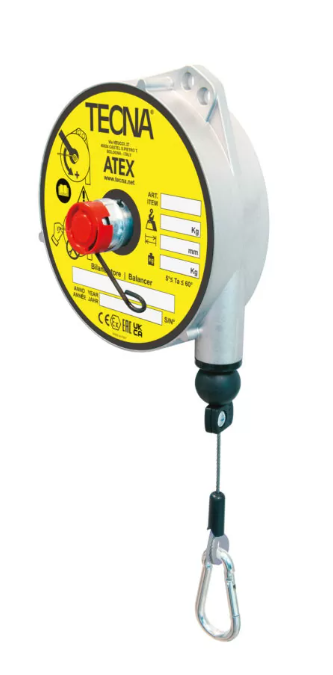 Balansblock Tecna ATEX 9340AX Fjäder retur / Maxlast: 10-14 kg
