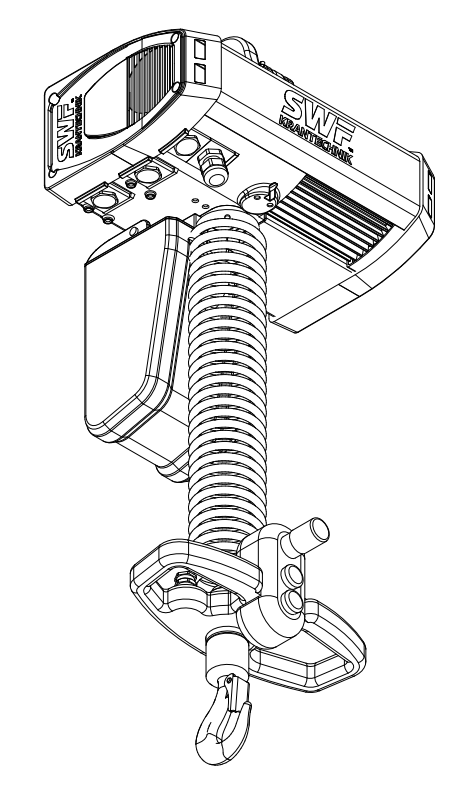 Kättingtelfer SWF Handymaster, Maxlast: 500 kg / Lyfthöjd: 3 meter / Lyfthastighet: 0,3-8 m/min - 2