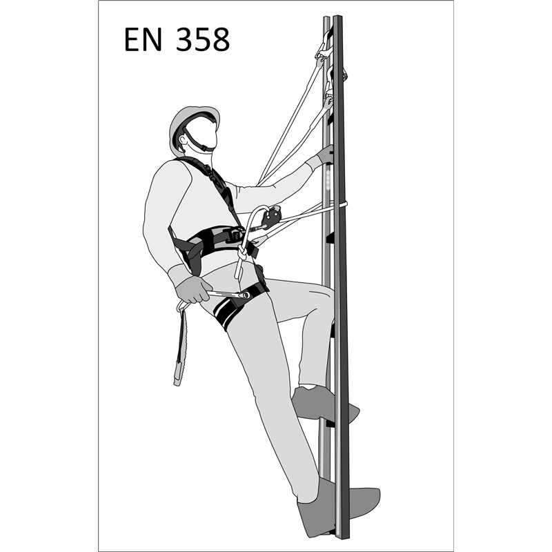 Arbetspositioneringslina Kratos Safety VYSKA / 5 / 10 meter - 3