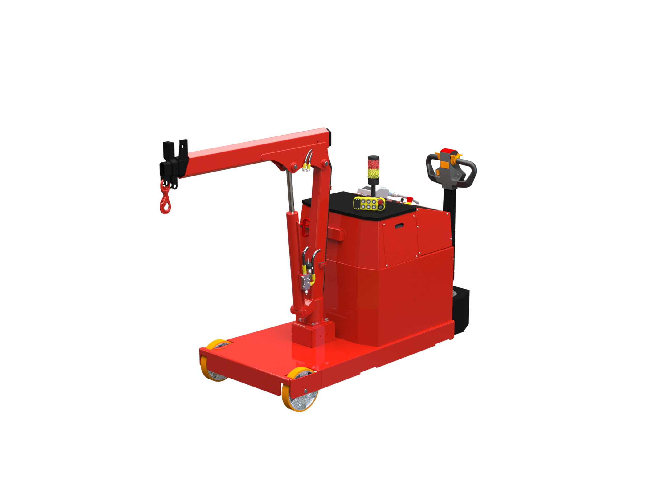 Mobil verkstadskran 1TE3R, Maxlast: 1000-230 kg / Max utligg : 3161 mm