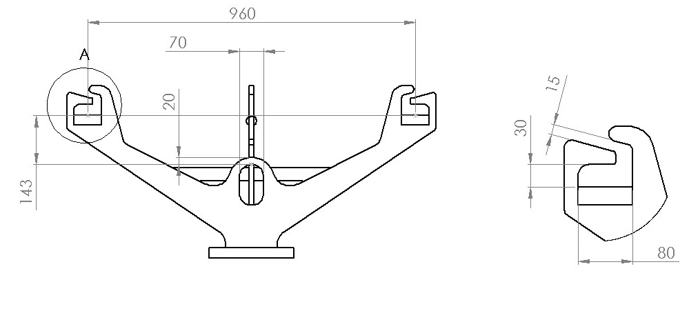 Storsäcksok lågbyggt / Maxlast: 2000 kg / 960x960 mm - 2