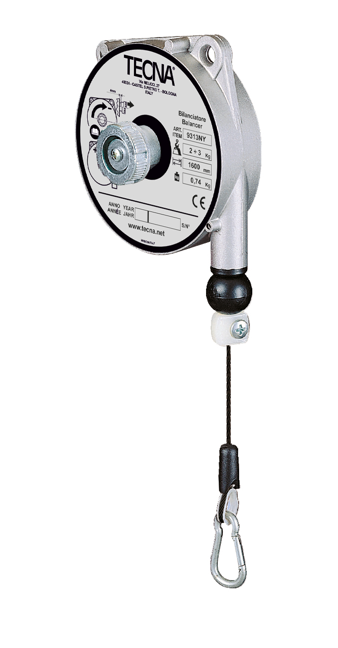 Balansblock fjäderretur 9311NY / Maxlast: 0,4-1 kg