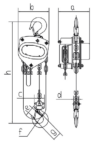 Snabblyftblock LYFTonline TB Maxlast: 3000 kg, lyfthöjd: 10 m - 2