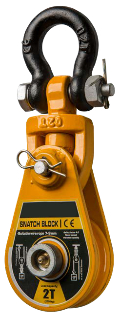 Kastblock med schackel / Maxlast: 20 000 kg