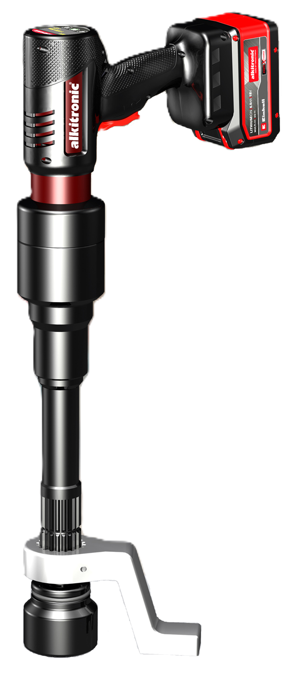Förlängd batteridriven momentdragare  Alkitronic EB-S 250 N12