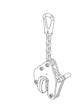 Lyfthandske NON-marking NX05 Maxlast: 0,5 Ton / Gripvidd: 0-20 mm - 3