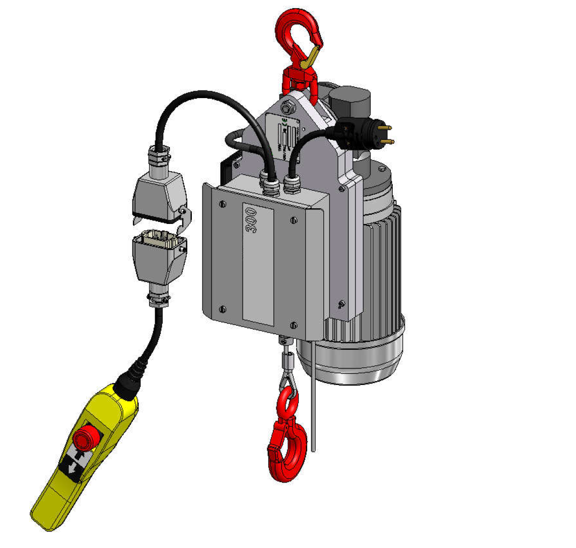 Lyftvinsch 90 230V / Maxlast: 90 kg - 4