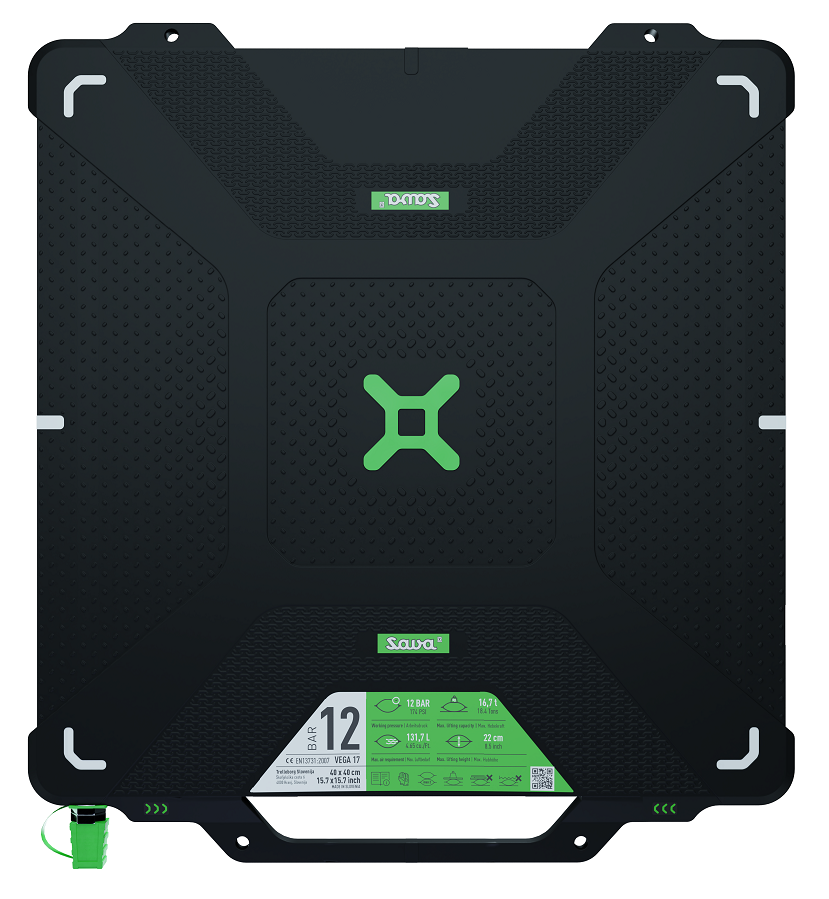 Lyftkudde Trelleborg / Sava VEGA 10, 12 bar Maxlast: 10,1 ton / Lyfthöjd: 17 cm