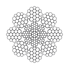 Stållina 6 mm 201-trådig, Förzinkad