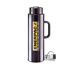 Enerpac enkelverkande lättvikscylindrar i aluminium med låsmutter RACL, Maxlast: 20 - 150 Ton