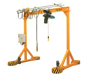 Bockkranar med drift / Maxlast: 6300 kg