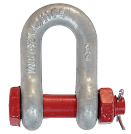 US Schacklar / raka med mutter 0,5-85 Ton