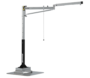 Mobil vikarmskran "MOBIARM", Maxlast: 50-125 kg