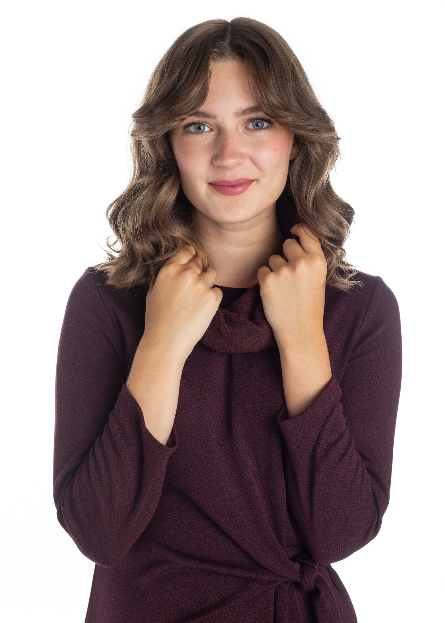 Turid scarf  bordeaux - 2