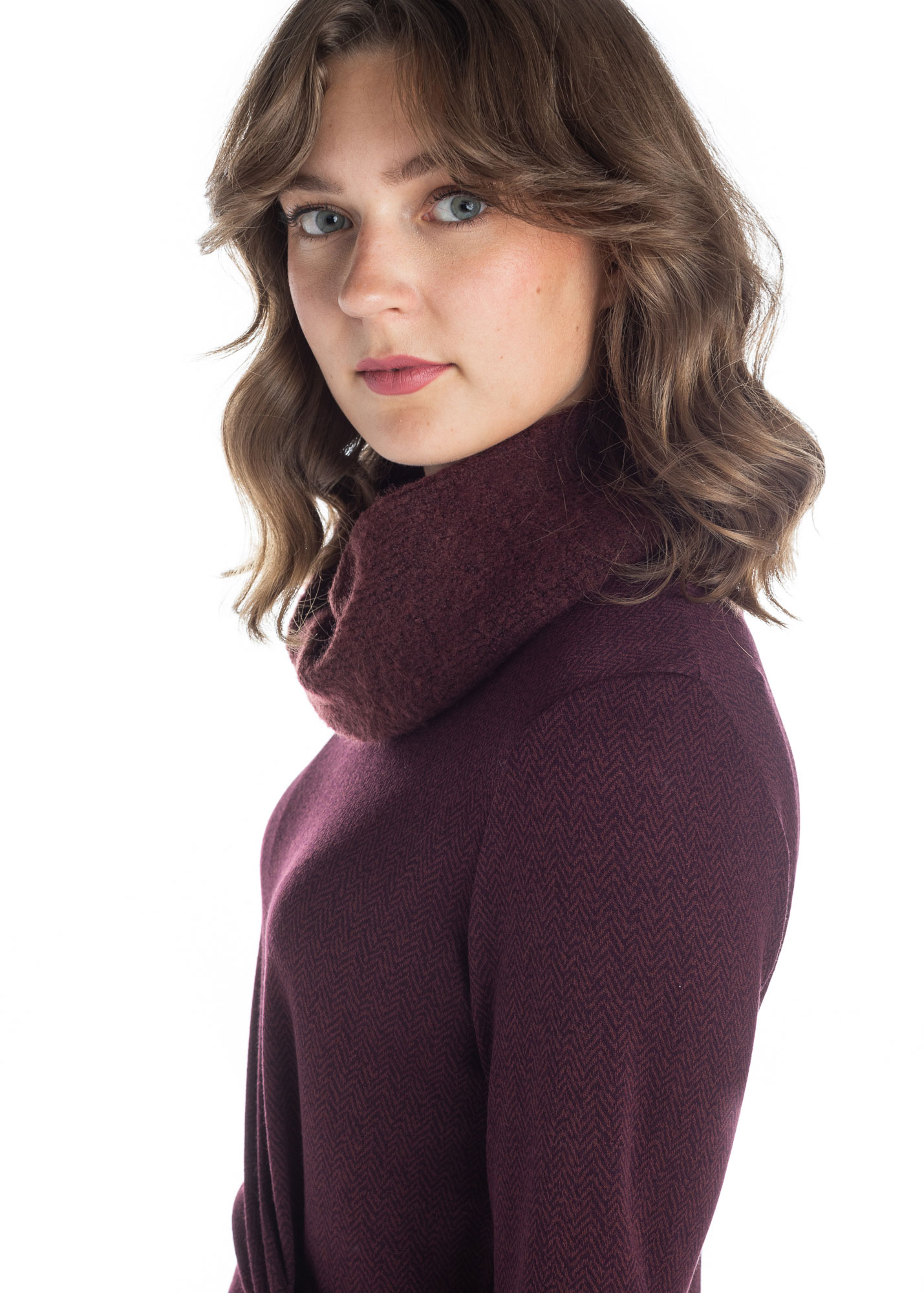 Turid scarf  bordeaux