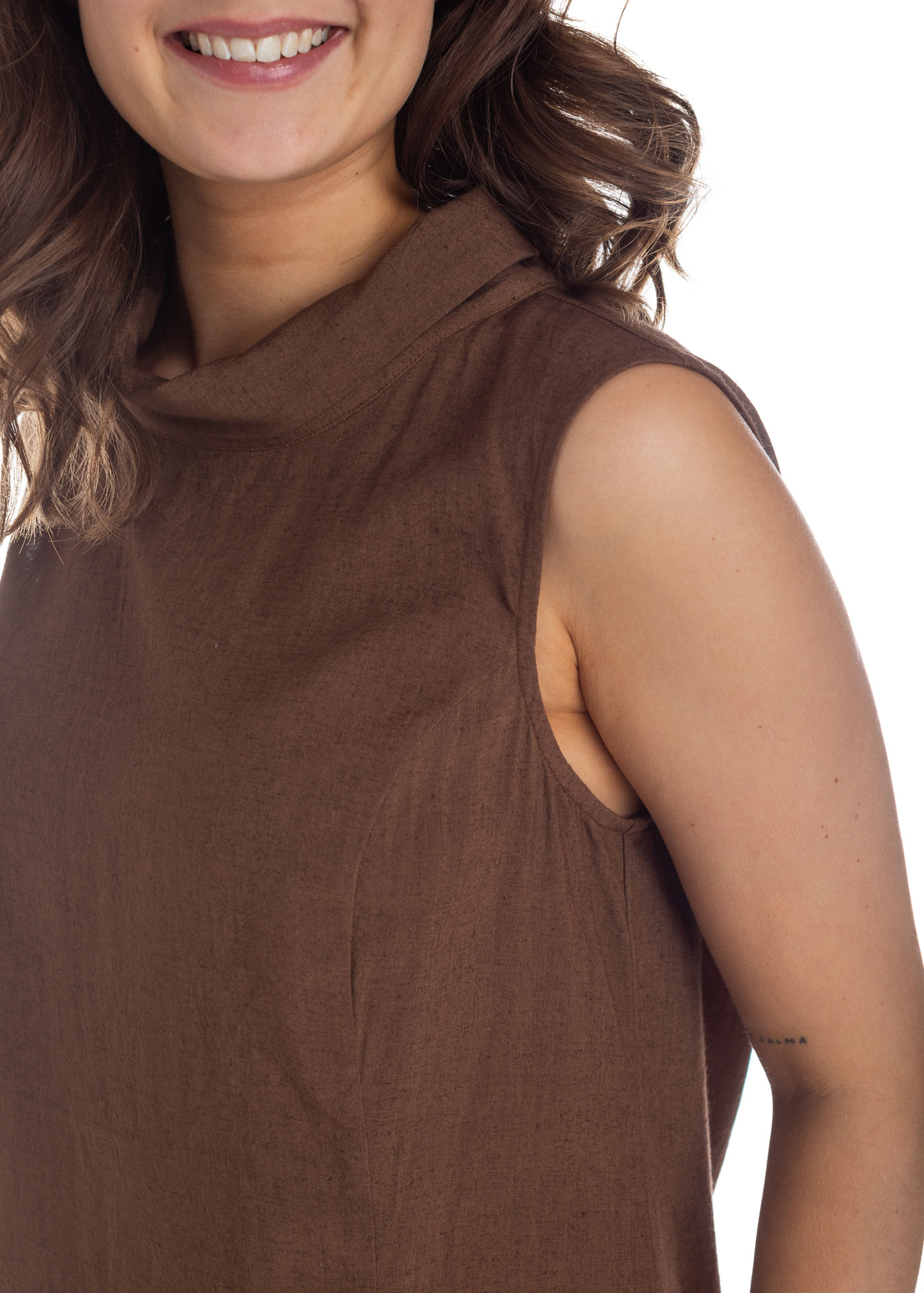 Benedikte blouse  mahogany - 4