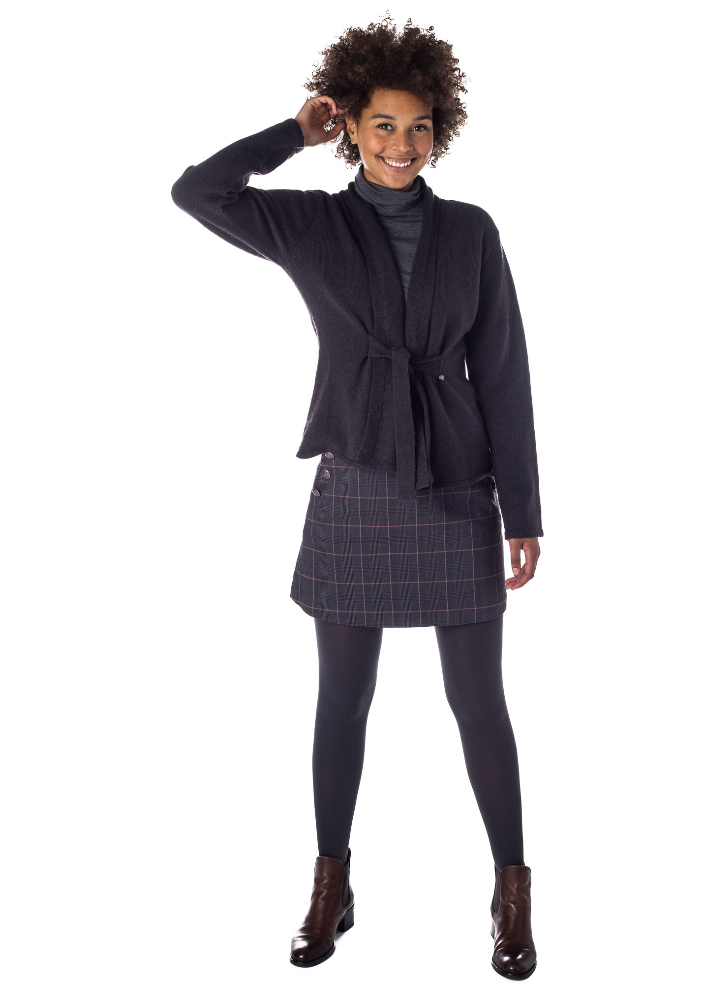 Berta skirt  skiffer