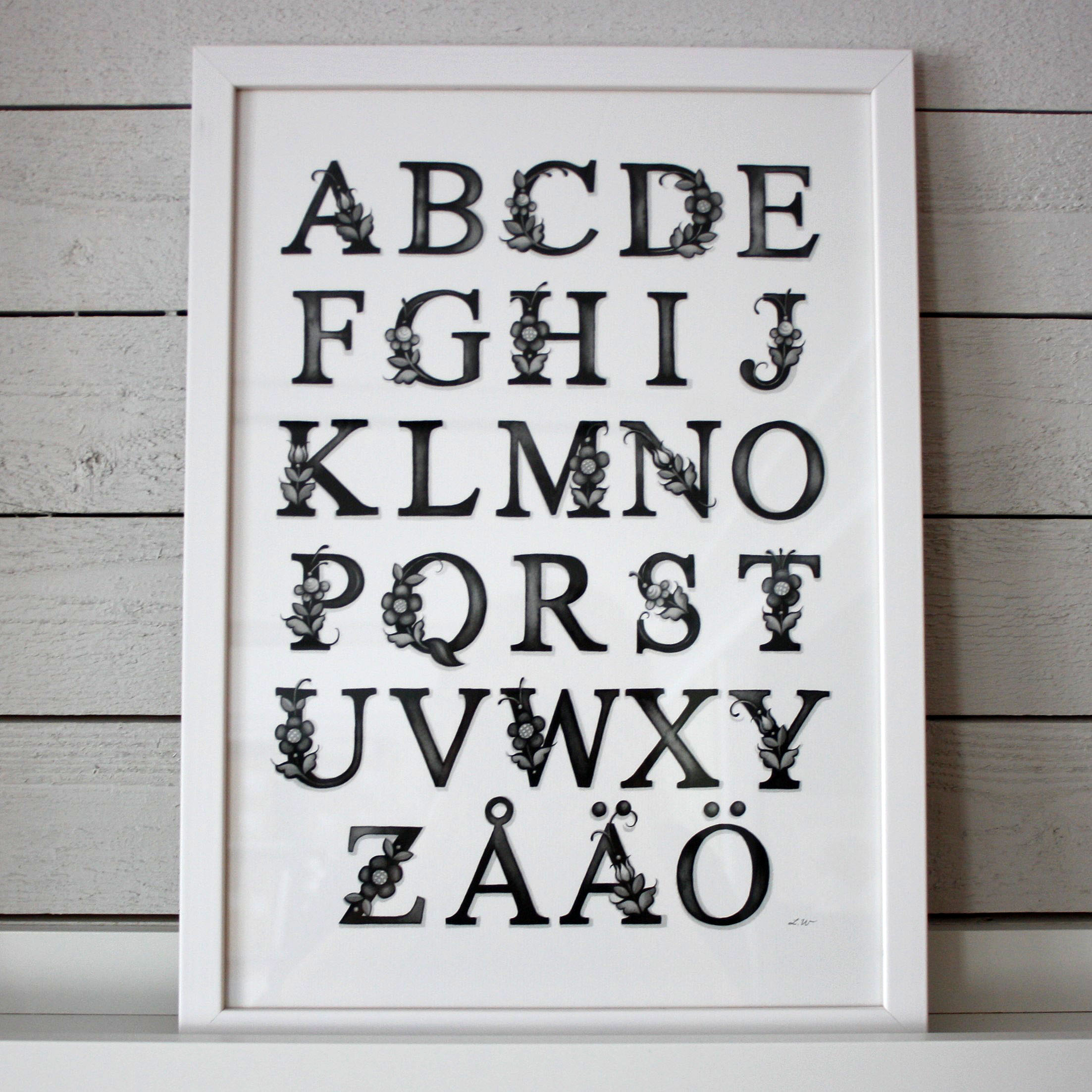 Ramad Print "ABC Kurbits" A3