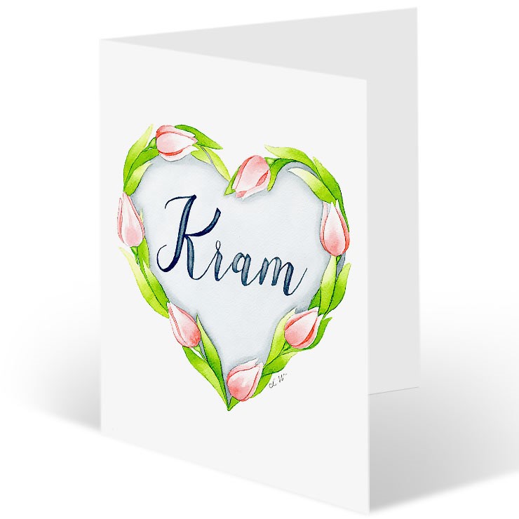 Paketkort "Kram"