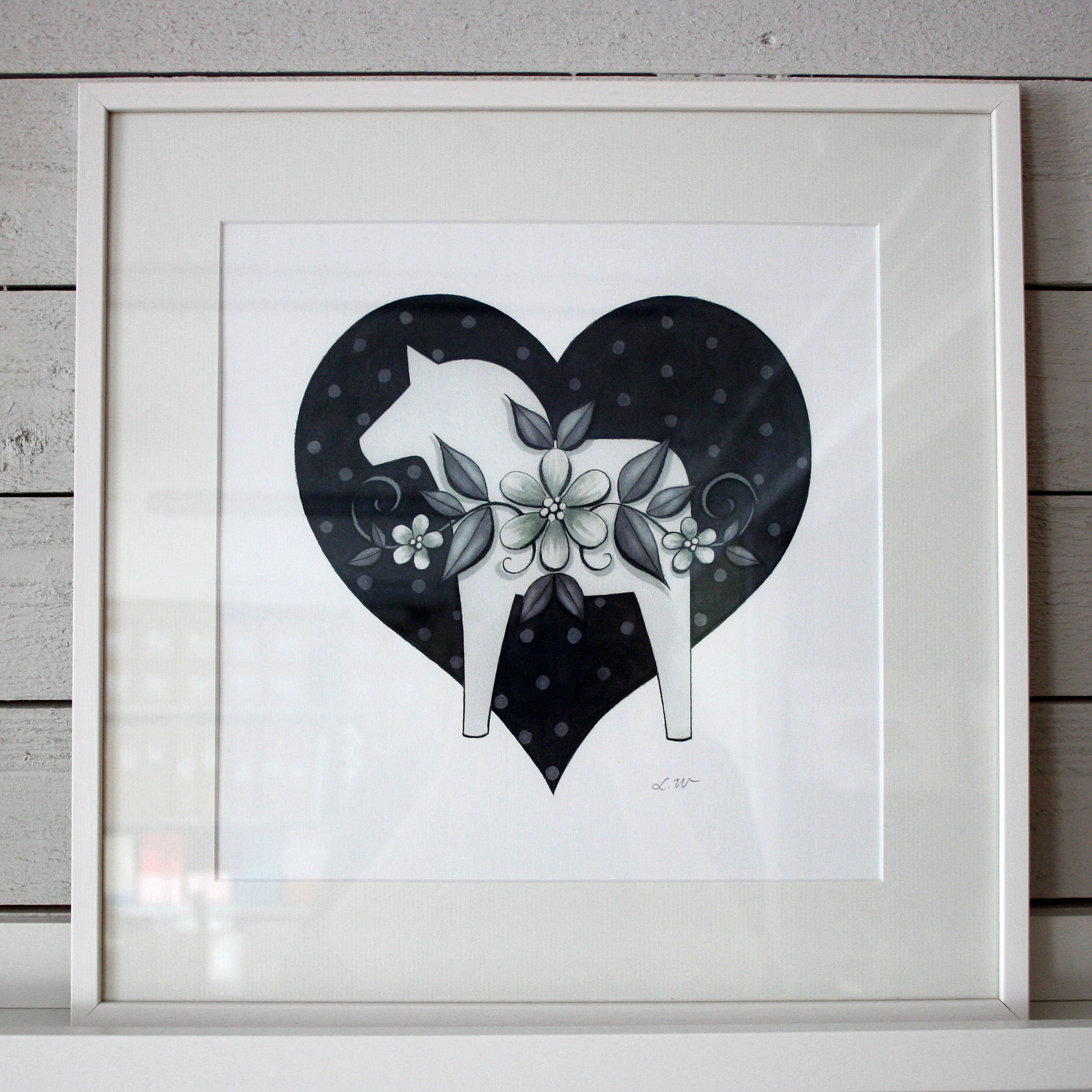 Ramad Print "Hälla" 40x40