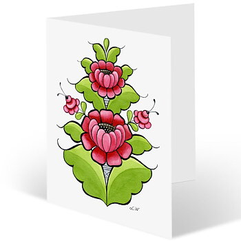Paketkort "Dalaröd"