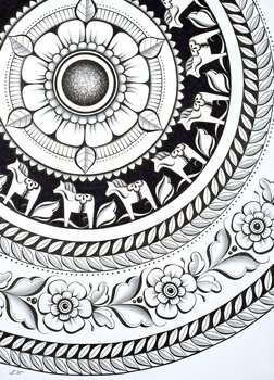 Poster "Kurbits Mandala" a3