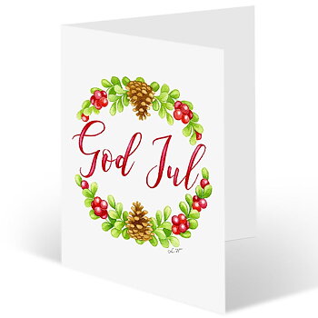 Paketkort "God Jul"