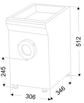 Köttkvarn Dadaux 82 CLASSIC (300kg/h)