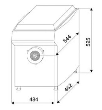 Köttkvarn Kyld Dadaux Cryolite (500kg/h)