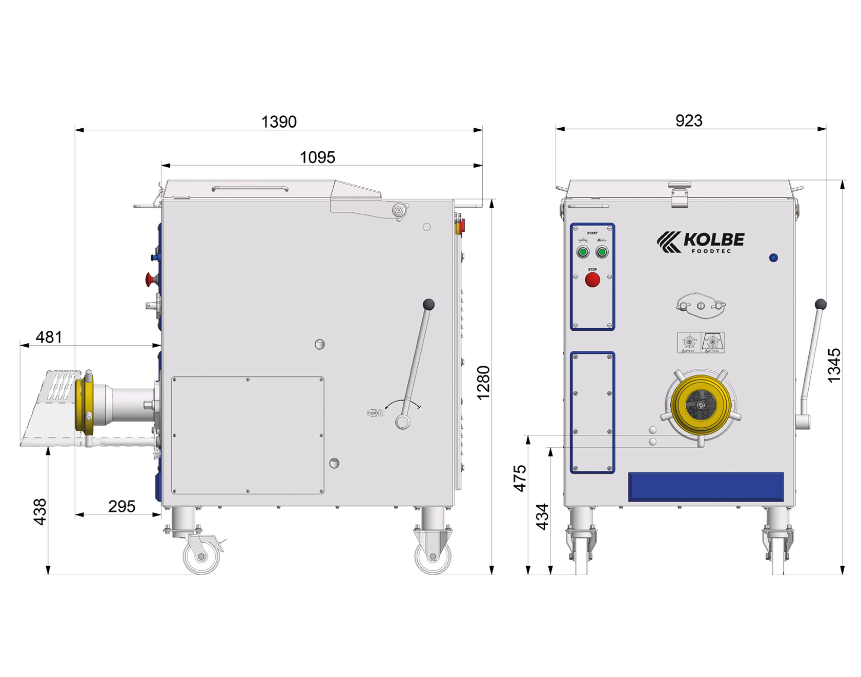 Blandarkvarn Kolbe MW114-120 (1700kg/h) - 7