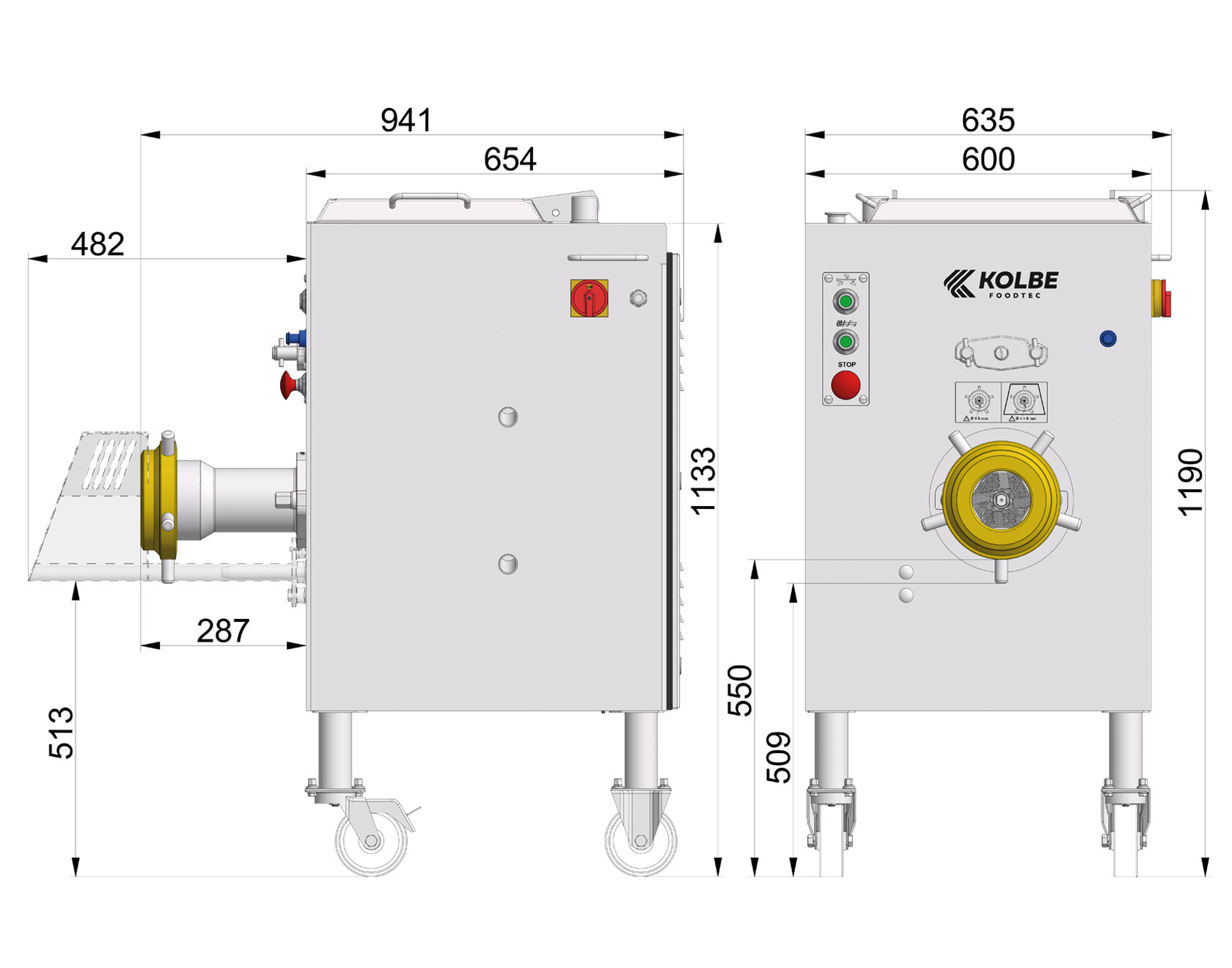 Blandarkvarn Kolbe MWK114-45 (950kg/h) - 5