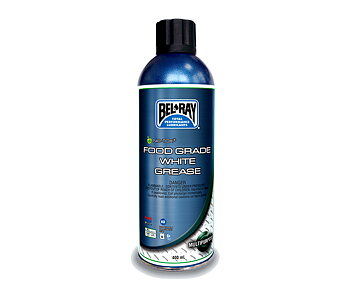 Livsmedelsgodkänd Universalfett Vit NLGI 2 Spray 400ml Kartong 12st