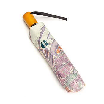 Paraply med karta över Göteborg