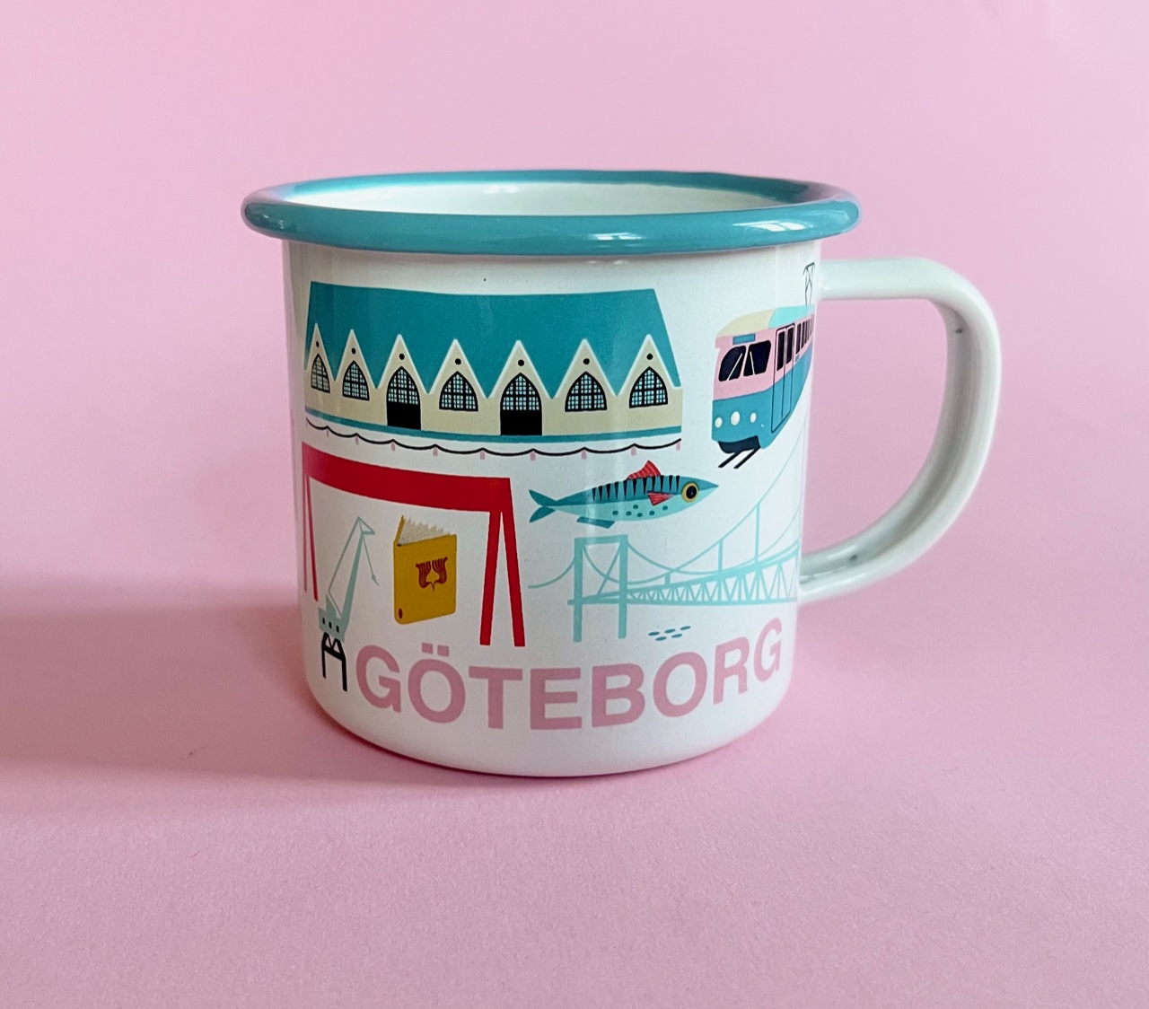 Emaljmugg "Göteborg" - 2