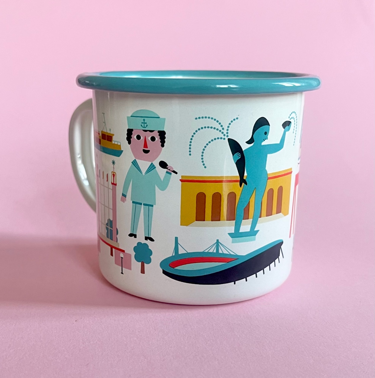 Emaljmugg "Göteborg"