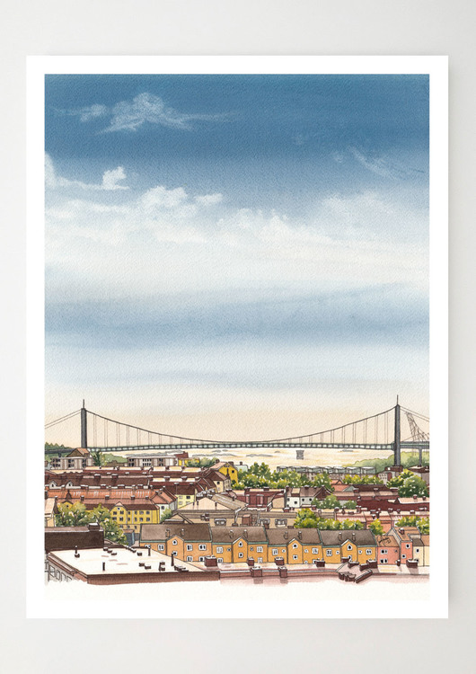 Älvsborgsbron (30 x 40 cm)