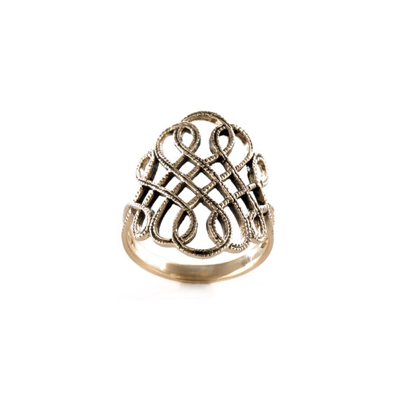 Vikingaring Brons Storlek 60
