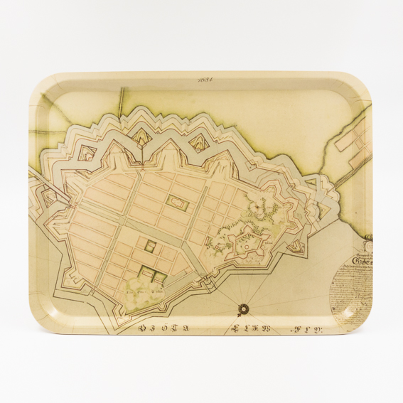 Karta över Göteborg 1684