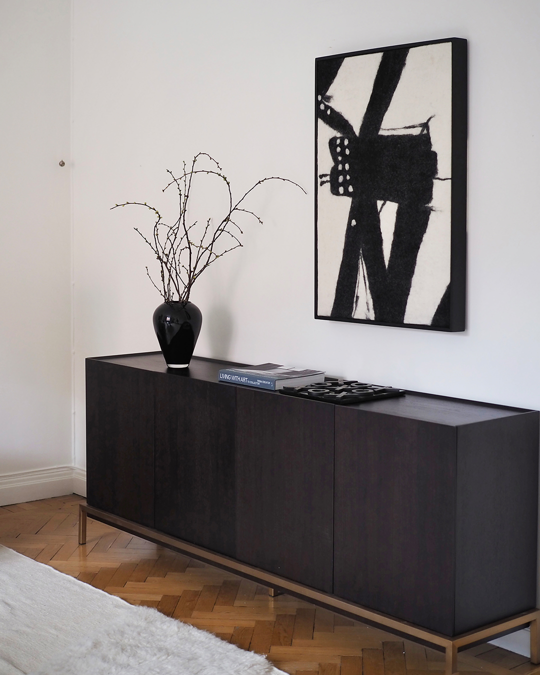 Zen sideboard brunbetsad valnöt - 9
