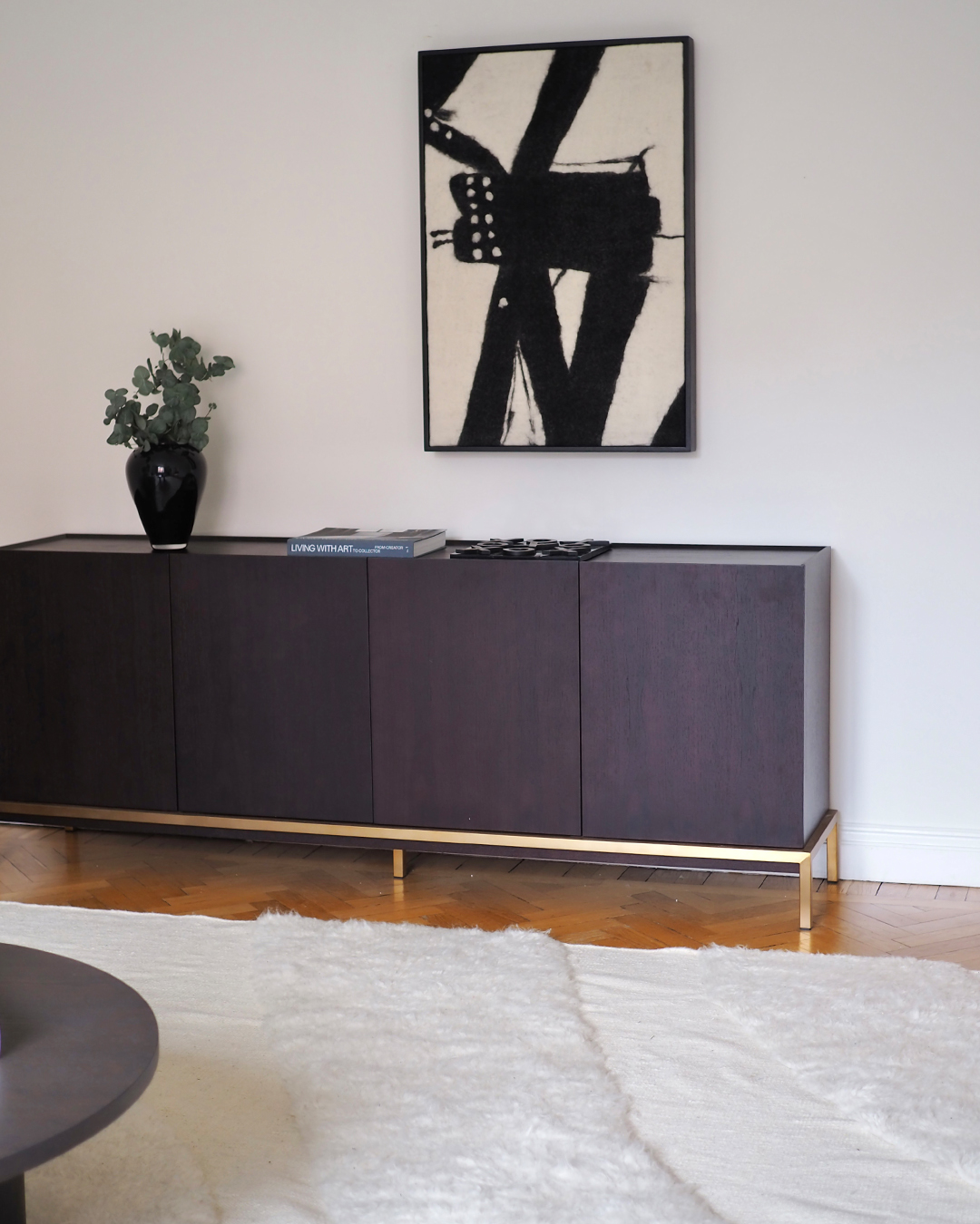 Zen sideboard brunbetsad valnöt - 8
