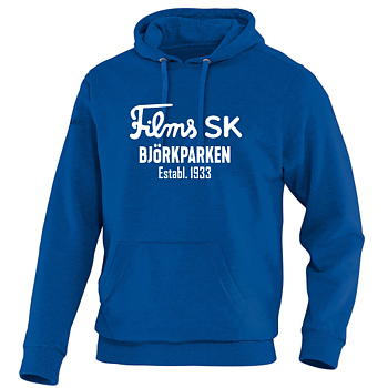 Hoodie "BJÖRKPARKEN" Blå/vit Junior