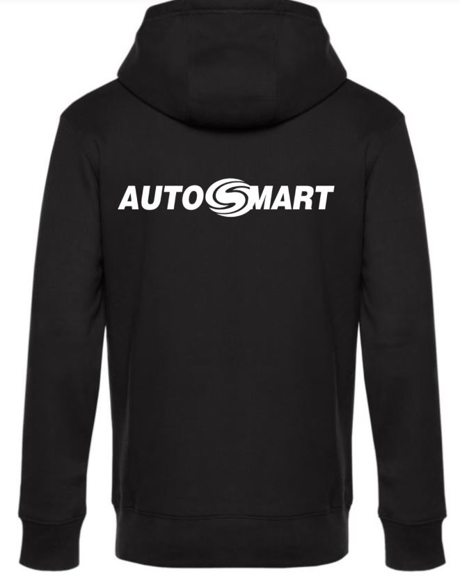 Hoodie vä bröst+rygg 1-färg - 2