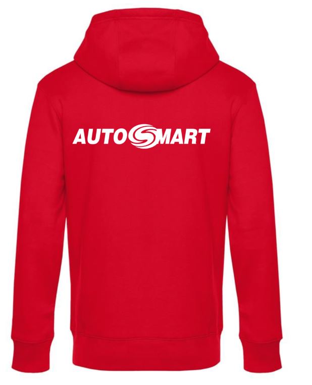 Hoodie dragkedja bröst+rygg 1-färg - 4