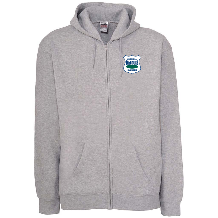 McLouis zip hoddie grå