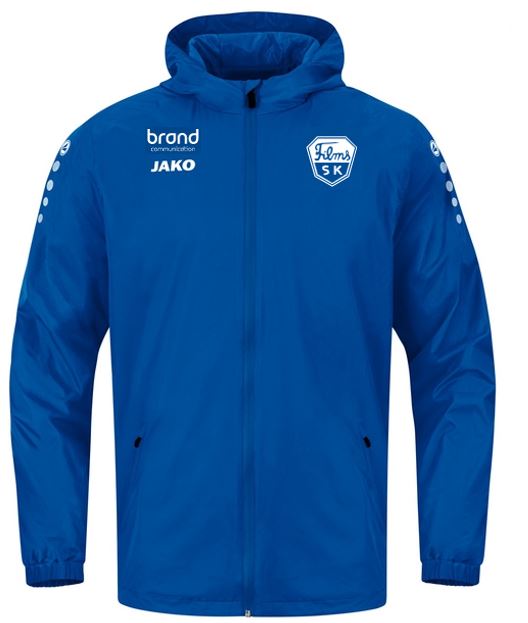 JAKO Rain Jacket team blå Senior