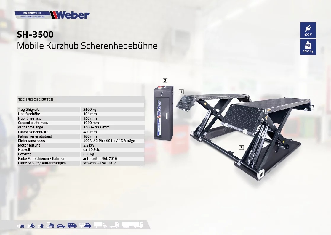 Mobil Låglyft Weber Expert Series SH-3500 - 2