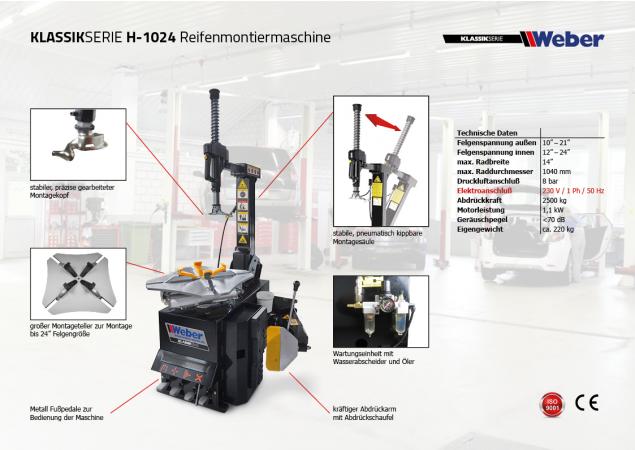 Weber Däckpaket Klassik Automatik med Hjälparm - 4