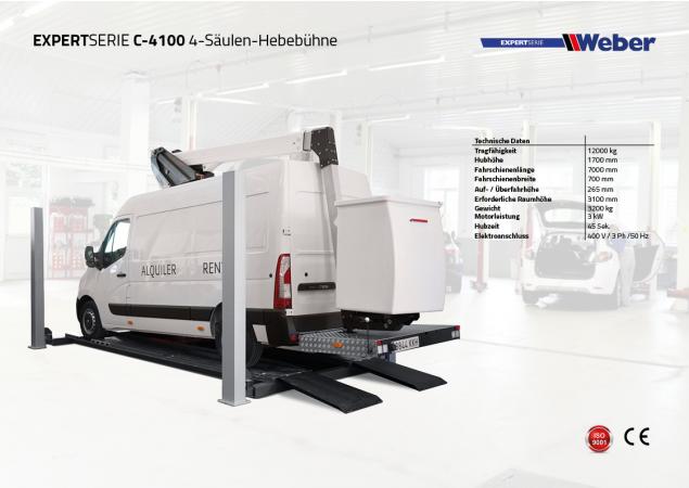 4-Pelarlyft Weber Expert Series C-4100 - 2