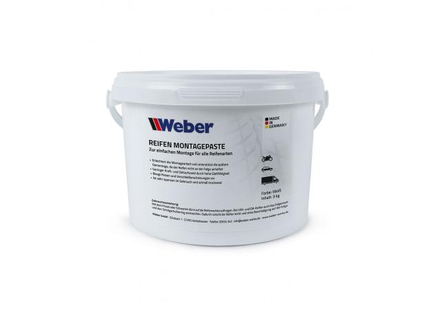 Däckmonteringspasta vit 3 kg - däckmonterad pasta