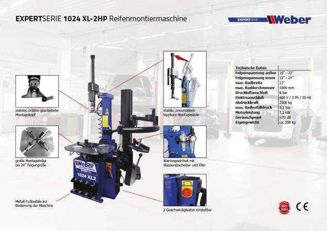 Däckmaskin Weber Expert Series 1024-XL-2HP - 2